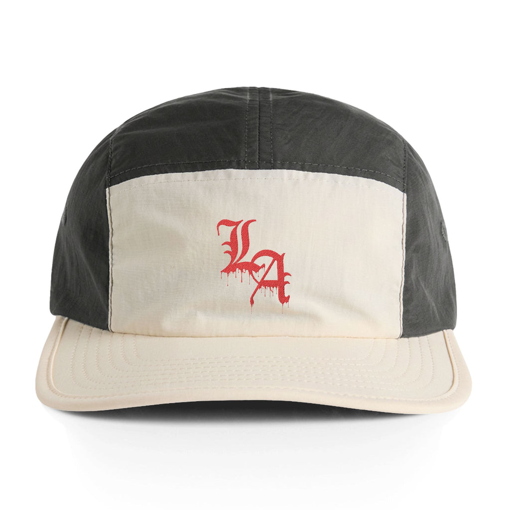 Nylon LA Drip Cap — Two-Tone Streetwear Hat